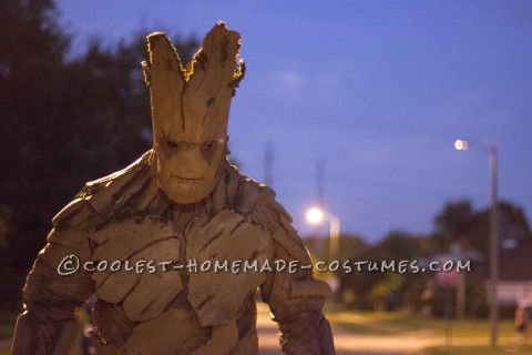 Awesome Homemade Groot Costume