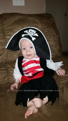 Infant Pirate Ship Stroller Costume