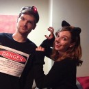 Last-Minute Cat and Laser Pointer Couple Costume