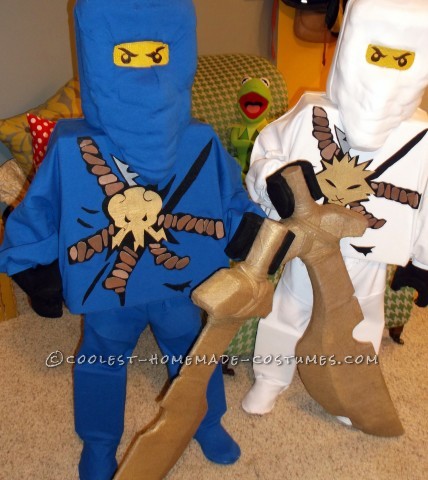 Totally DIY LEGO Ninjago Couple Costume
