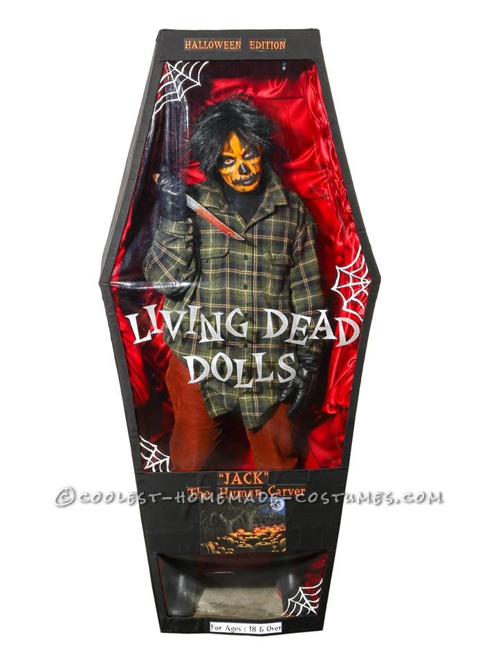 Scary Living Dead Doll Costume - Jack the Human Carver