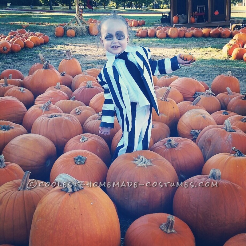 Most Adorable Beetlejuice Toddler Costume Ever