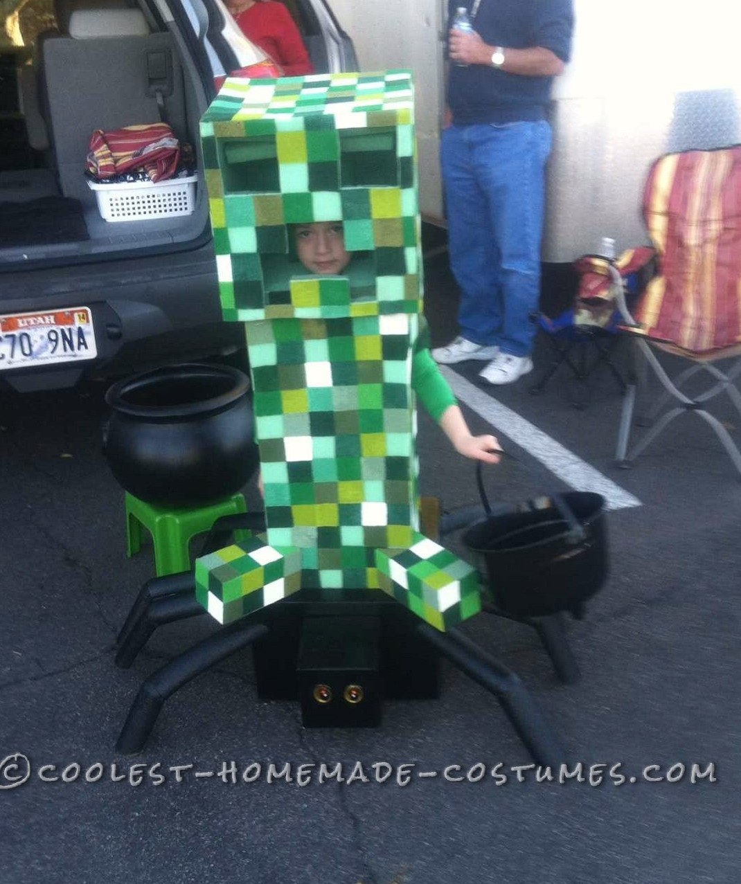 Most Amazing DIY Minecraft Costume for a Boy