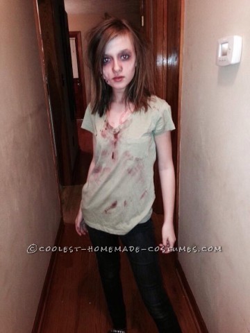 Mother and Daughter Zombie Couple Costume