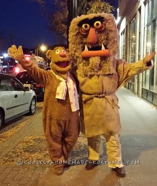 Muppet Mayhem Fozzie Bear and Sweetums Costumes