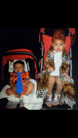 Wilma and Fred Flintstone Toddler Costumes