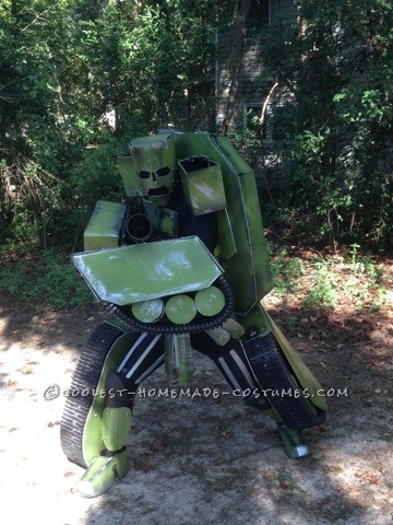 Made Up Transforming Transformer Costume: Autobot FURY