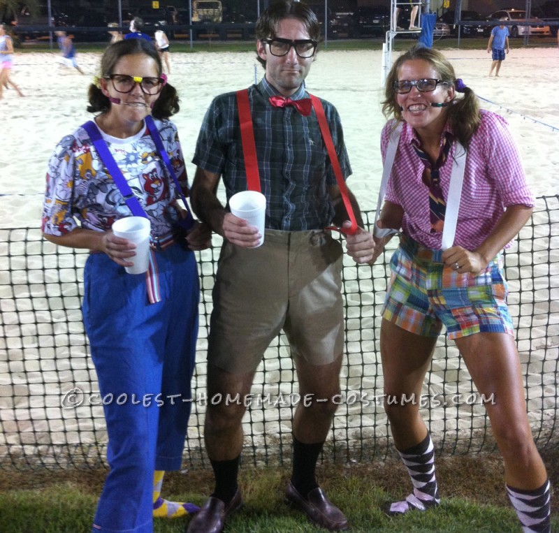 Easy No Sew Diy Nerds Group Costume Easy No Sew Diy Nerds Group Costume