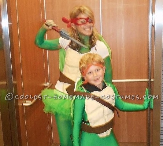 Coolest Mom And Son Ninja Turtles Costumes