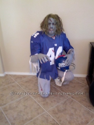 NY Giants Walking Dead Zombie Costume for work