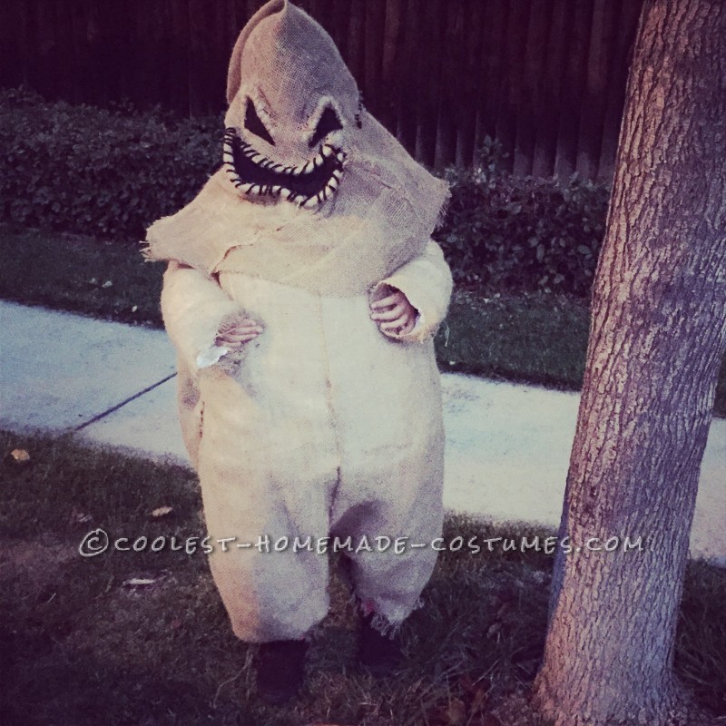 Coolest DIY Oogie Boogie Costume