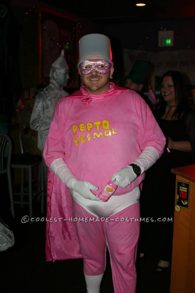 Funny Pepto Bismol Man Costume