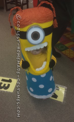 Perfect Sized Homemade Toddler Minion Costume