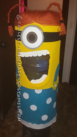 Perfect Sized Homemade Toddler Minion Costume