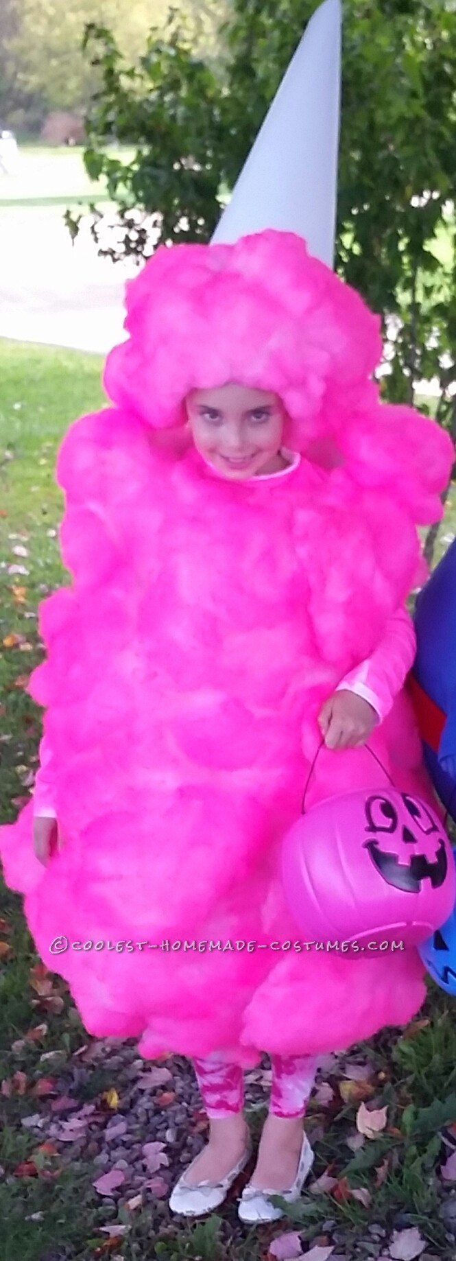 Cool Pink Cotton Candy Costume for a Girl