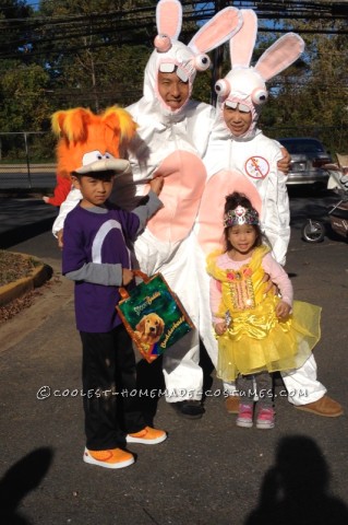 Rayman and Raving Rabbids Family Costume