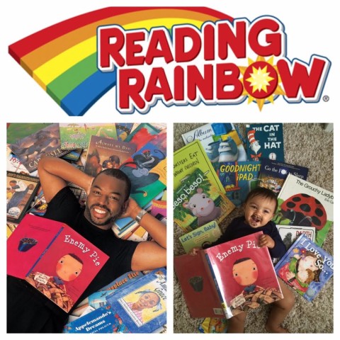 Cute Reading Rainbow Costume for a Baby
