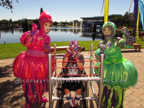 Wrestling Rink Wheelchair Costume