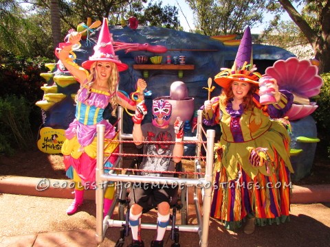 Wrestling Rink Wheelchair Costume