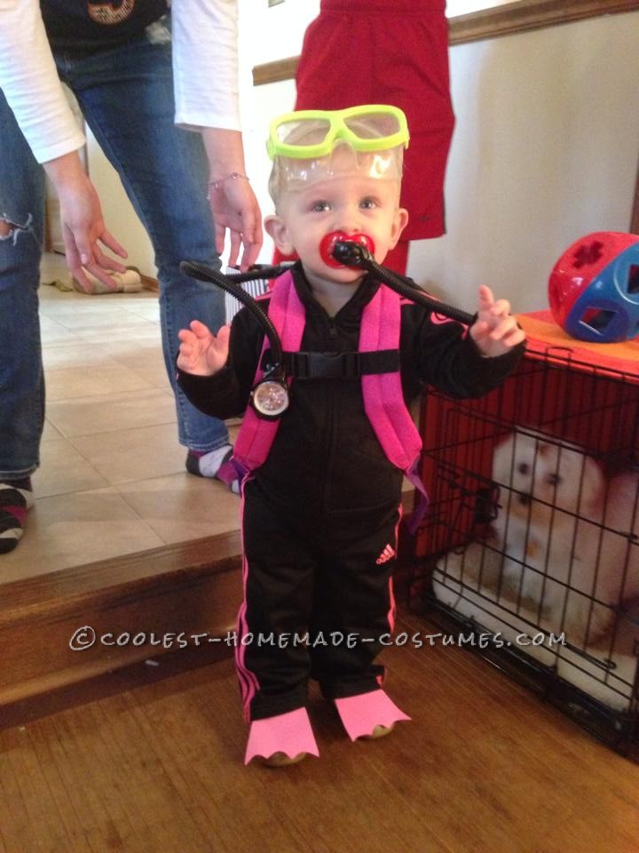 Cute Scuba Diver Baby Costume