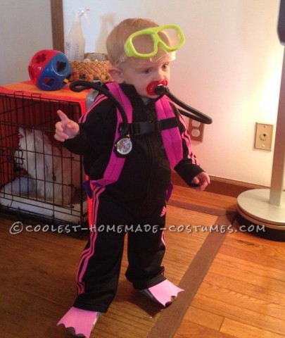 Cute Scuba Diver Baby Costume