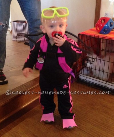 Cute Scuba Diver Baby Costume