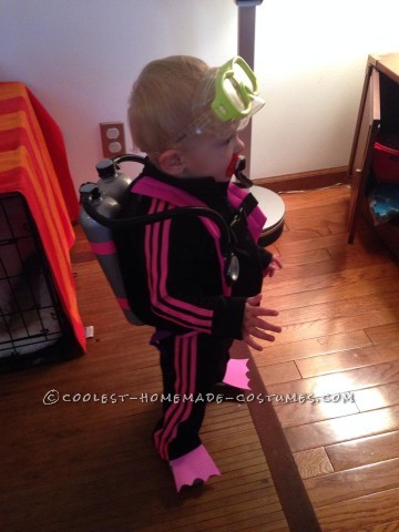 Cute Scuba Diver Baby Costume