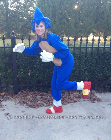 Sonic the hedgehog adult costume discount