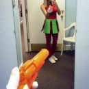 Cute Homemade Marvin the Martian Costume for a Woman