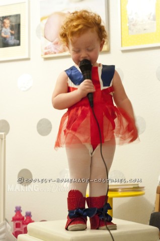 Cute Ginger Spice Toddler Costume