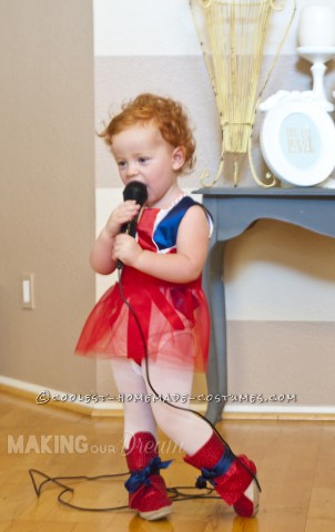 Cute Ginger Spice Toddler Costume