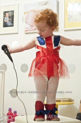 Cute Ginger Spice Toddler Costume