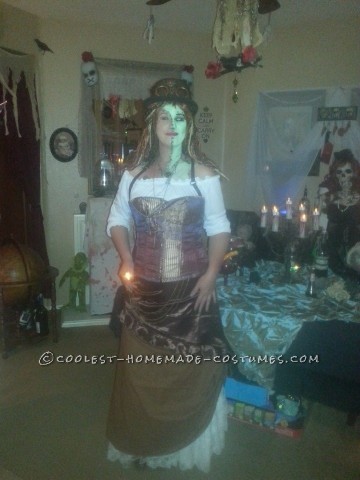 Cool Steampunk Zombie Woman Costume