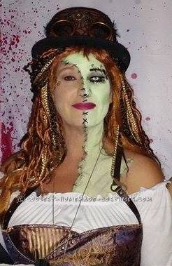 Cool Steampunk Zombie Woman Costume