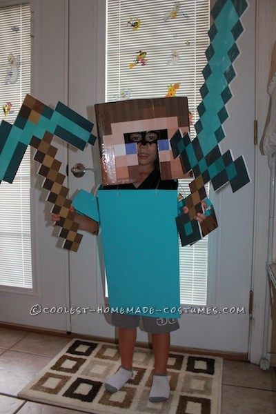 Steve from Minecraft Halloween Costume