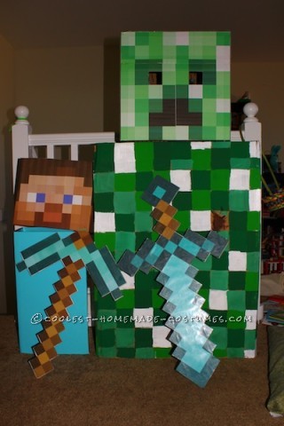 Steve from Minecraft Halloween Costume