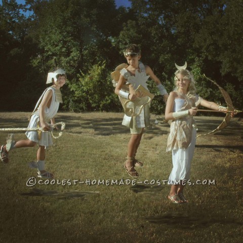 Cool Greek Gods and Goddesses Family Costume