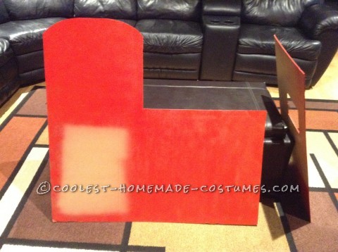 Cool Homemade Redbox Costume for a Boy