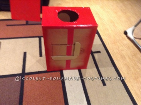 Cool Homemade Redbox Costume for a Boy