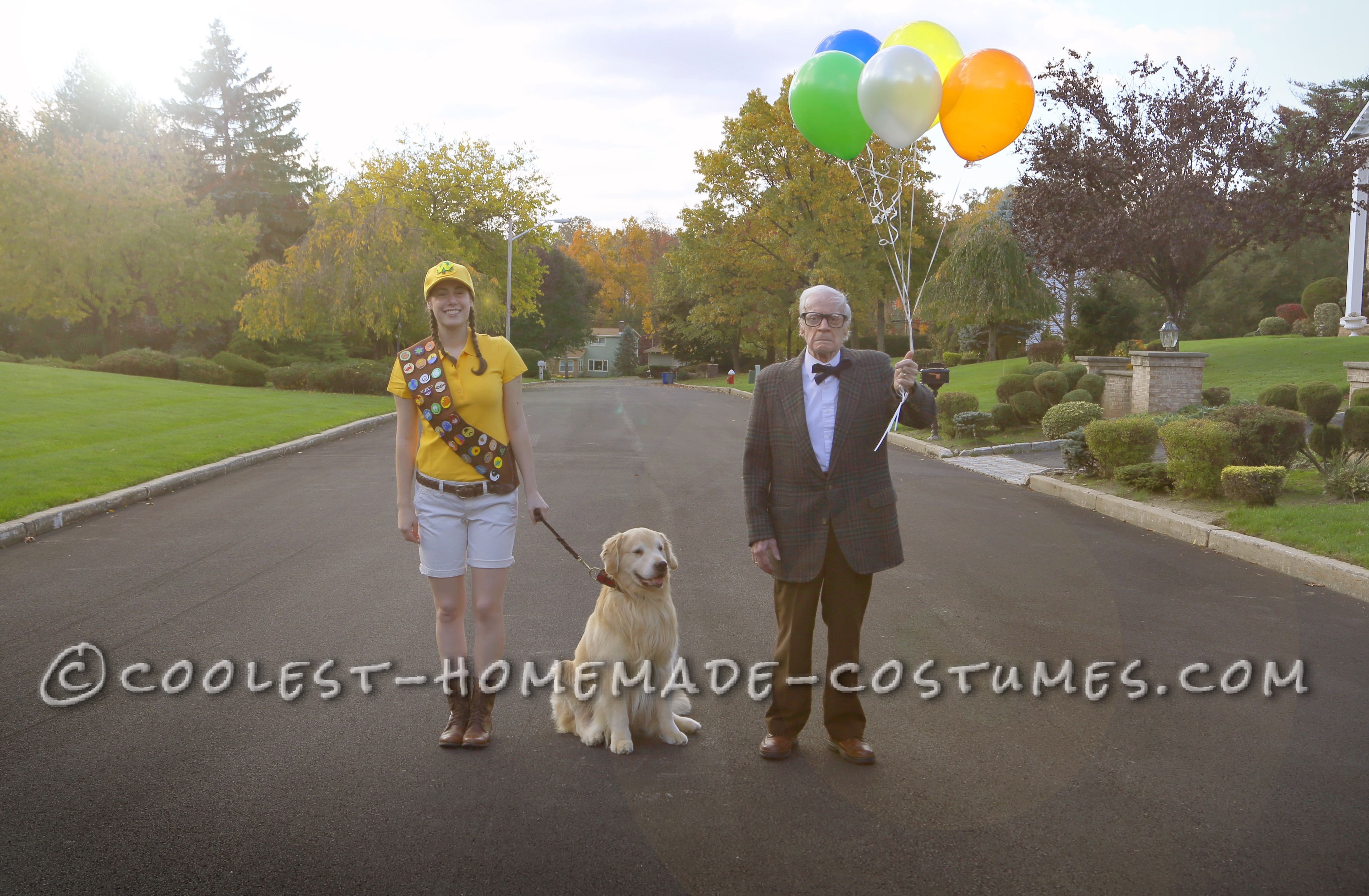 Bonding with Grandpa: Homemade Up Couple Costume