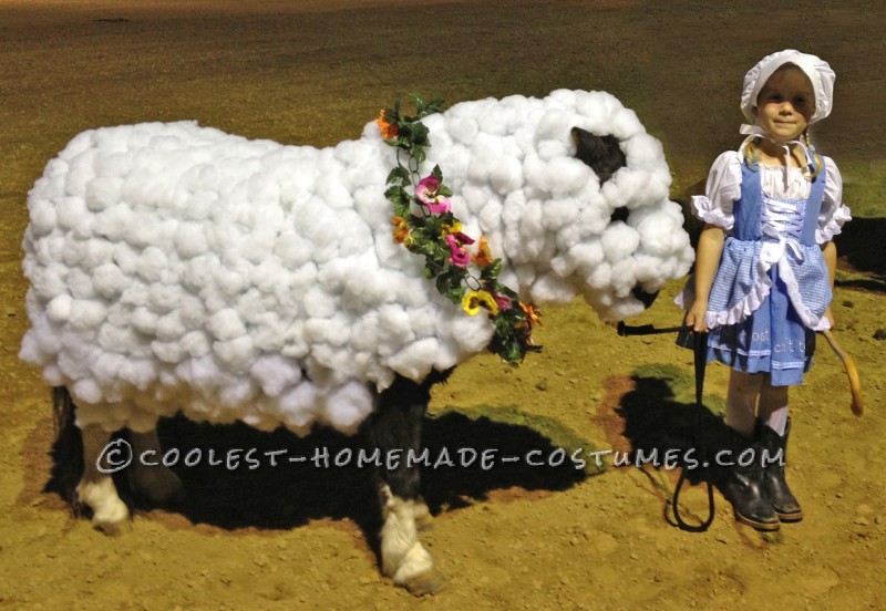 bo peep sheep dog costume