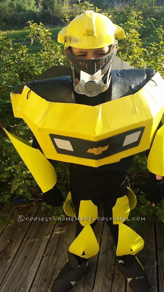 Cool Transformers Bumblebee Costume for a Boy