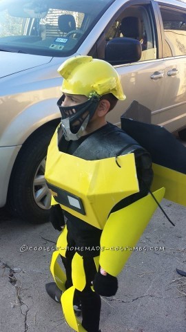 Cool Transformers Bumblebee Costume for a Boy