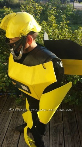 Cool Transformers Bumblebee Costume for a Boy