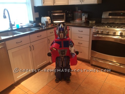 Awesome Transforming Optimus Prime Costume