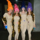 Sexy Treasure Trolls Girls Group Costume