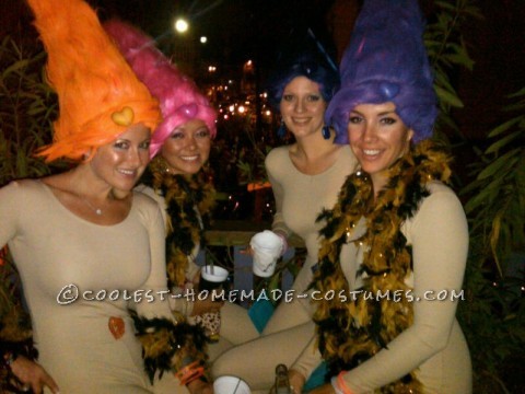 Sexy Treasure Trolls Girls Group Costume