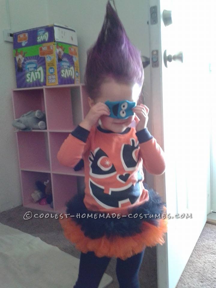 Cool DIY Toddler Troll Costume