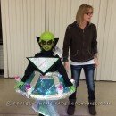 Cool Homemade UFO Alien Costume for a Boy