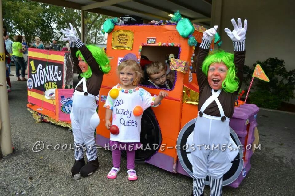 Wheelchair Willy Wonk and Chocolate Factory Costumes